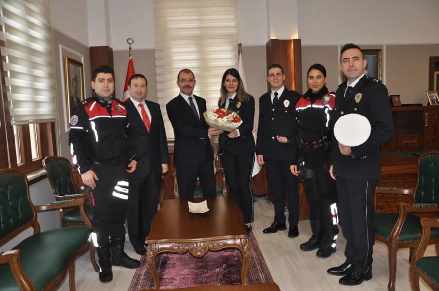 İlçe Emniyet Müdürlüğü Teşkilatından Dolu’ya Ziyaret