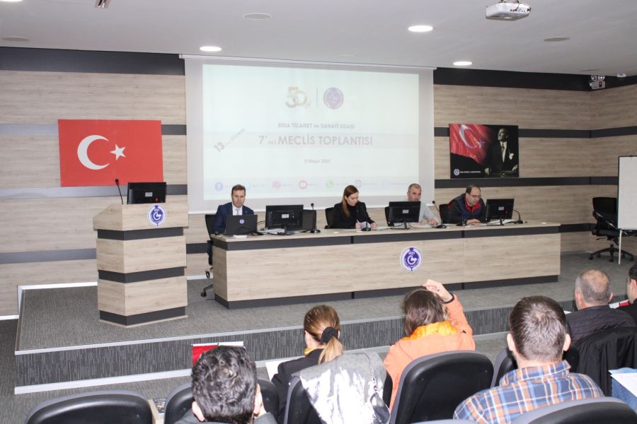 Biga Ticaret ve Sanayi Odası Nisan Ayı Meclis Toplantısı Yapıldı