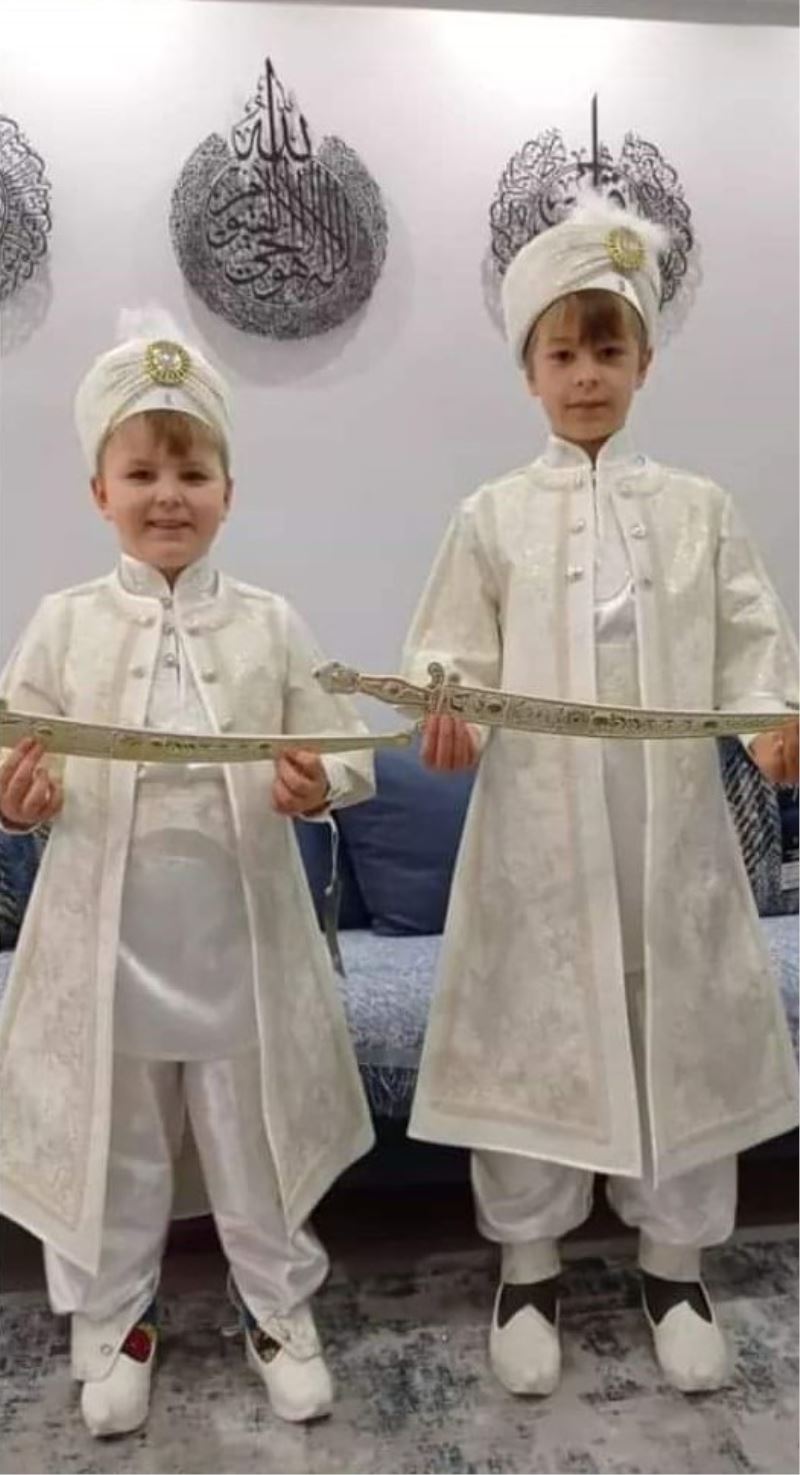 AYBARS VE ÖMER ARAS IÇIN SÜNNET CEMIYETI DÜZENLENDI