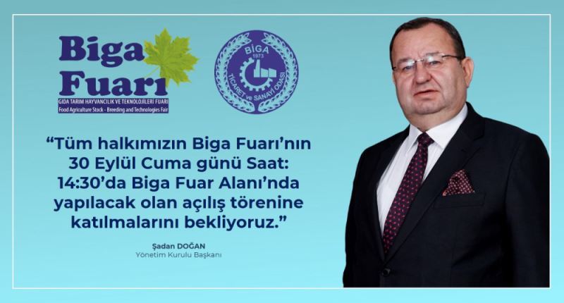 BIGA FUARI 30 EYLÜL’DE AÇILIYOR..!