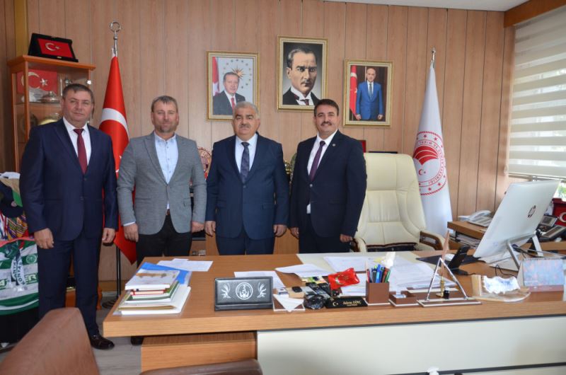 BIGA ILÇE TARIM VE ORMAN MÜDÜRÜ PERSONEL GENEL MÜDÜRLÜGÜNÜ ZIYARET  ETTI