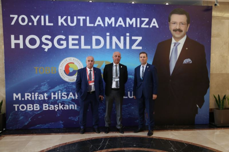 BIGA TSO HEYETI TOBB’UN 70.YILI ETKINLIGINE KATILDI