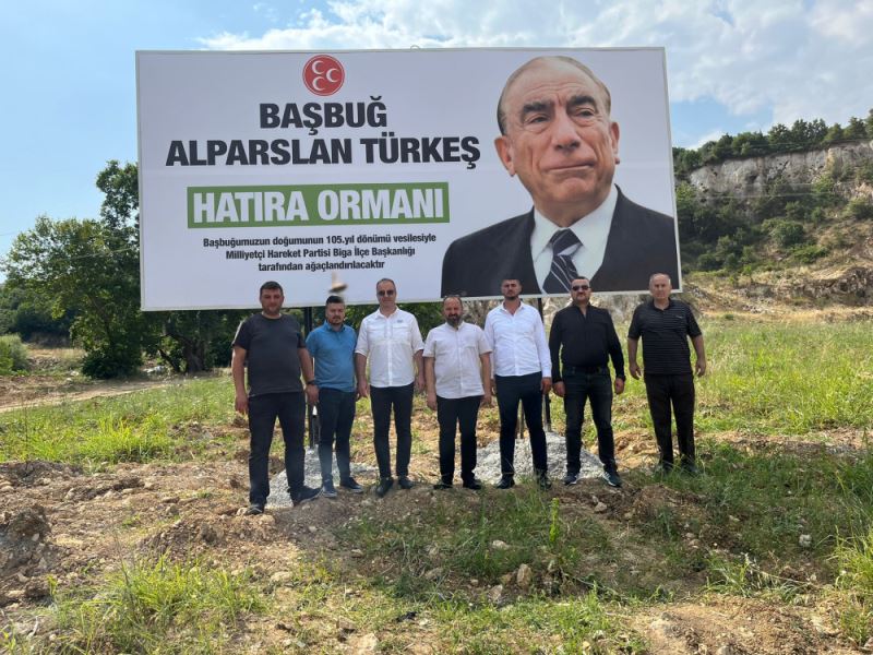 HATIRA ORMANININ TABELASI TAKILDI