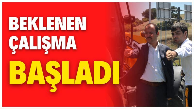 KARABIGA KAVSAGINDA BEKLENEN ÇALISMALAR BASLADI