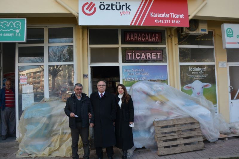 MECLIS BASKANI ABDULLAH DENIZ  ÇAN’DA BULUNAN TARIMSAL KALKINMA KOOPERATIFI BASKANLARI  ILE BIRARAYA GELDI