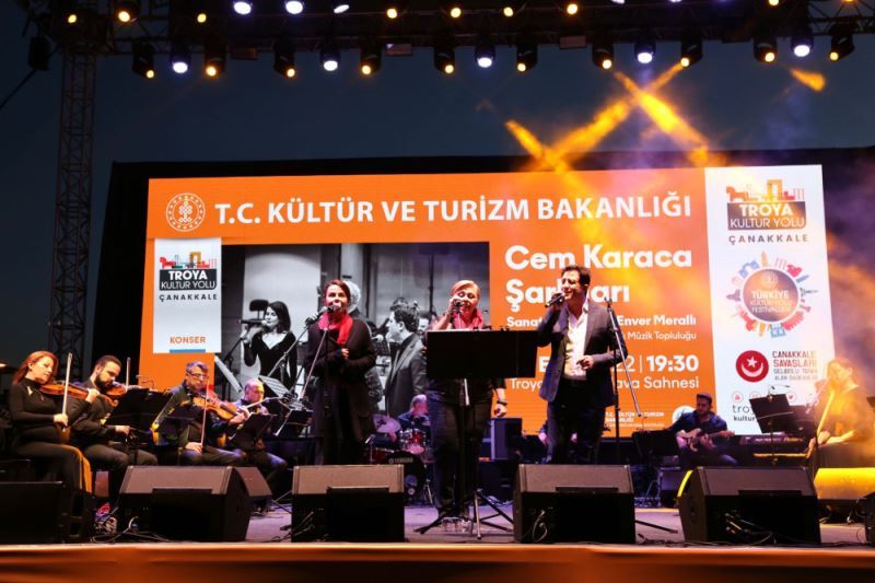 TROYA KÜLTÜR YOLU FESTIVALI’NDE  SEHRIN DÖRT BIR YANI SANAT